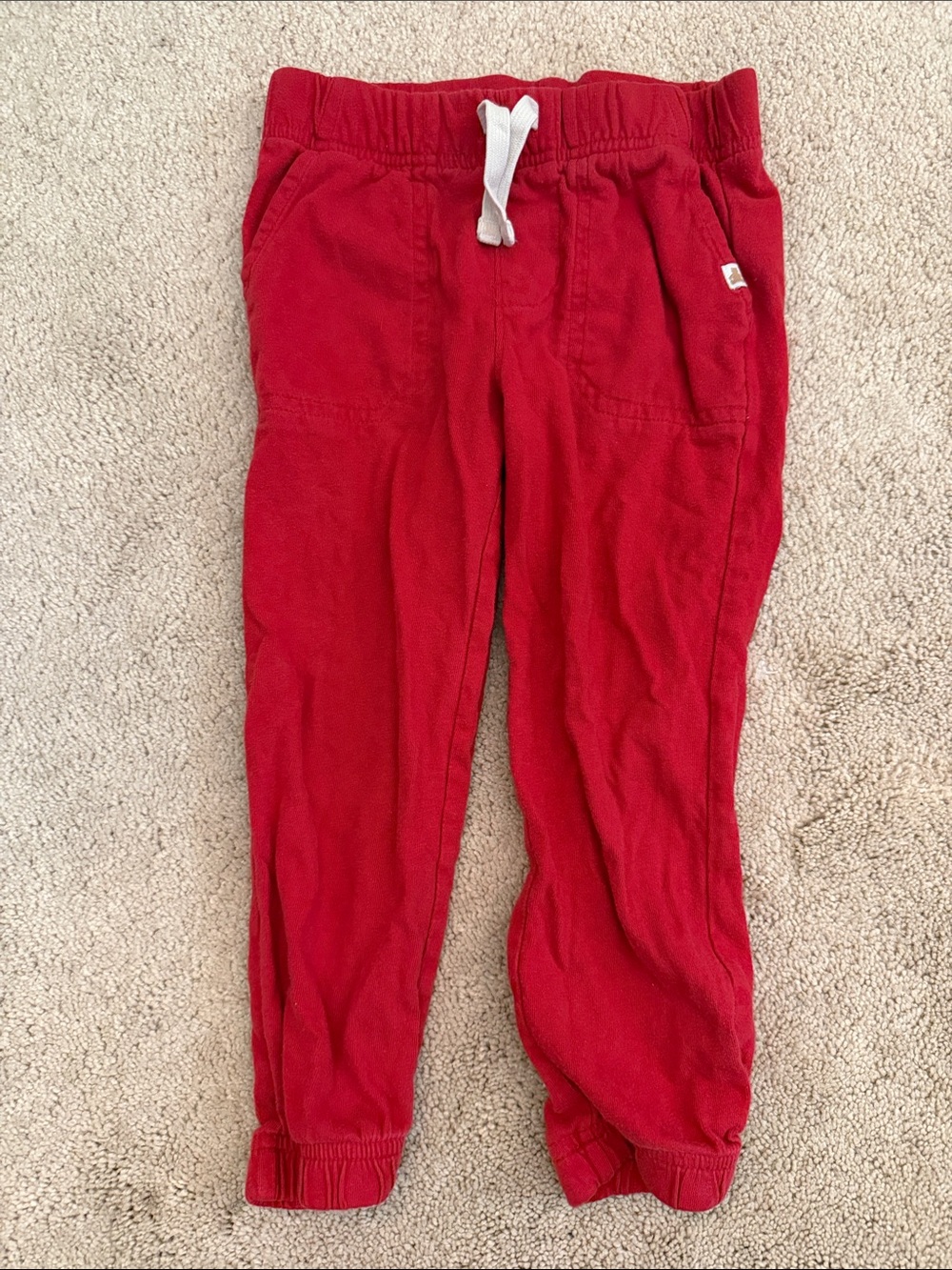GAP 3T RED HOLIDAY joggers 🎄